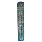 Wooden Ash Catcher Incense Holder - Green