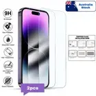 2X Tempered Glass Screen Protector For iPhone 16 15 14 13 12 11 Pro Max