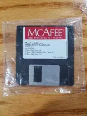 Vintage McAfee Software 3.5 Floppy Diskette (Version 4.0) New Sealed