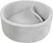 TRENDBOX Foam Ball Pit for Toddlers, 35x11 inch Soft Baby 35inch, 1-gray