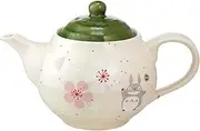 Studio Ghibli via Bluefin My Neighbor Totoro Traditional Japanese Dish Series - Teapot [Sakura/Cherry Blossom] - Official Studio Ghibli Merchandise