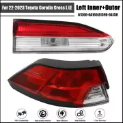 Tail Light Assembly For 22-2023 Toyota Corolla Cross L LE Inner+Outer Left Side (for: Toyota)