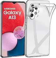 [Oprimio] Crystal Clear Case for Samsung A13, Silicone Case, 100% Transparent, German Material, Ultra Thin, Clear Mobile Phone Case for Samsung Galaxy A13 4G