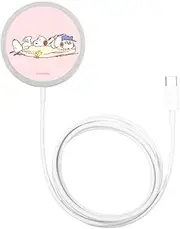 Gourmandies SNGG-112C Peanuts Snoopy MagSafe Compatible Wireless Charger for Everyone