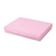 100 Matte Pink Jewelry Boxes - 7" x 5" x 1-1/4"