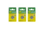 3pc GP 160MAH 3V DL2025 CR2025 Lithium Battery Button Cell Coin f Small Devices