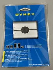 Dynex 5-in-1 Memory Card Reader/Writer DX-CR501 For SD/MMC/MS/MS-PRO/XD New