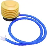 Ciieeo Portable Plastic Foot Air Pump Inflator with Dual Nozzles for Balloon and Party Supplies Lightweight Easy to Use Flexible Hose for Inflating Various Inflatables Random Color