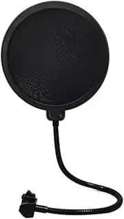 SWAMP Studio Microphone Pop Filter Flexible Gooseneck Stand Clamp Popper Stopper