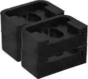ABOOFAN 4pcs Vibration Pads for Air Conditioner Noise Reduction Shock Absorbing Mats Rubber Isolation Feet for Quieter Operation Against Water Accumulation