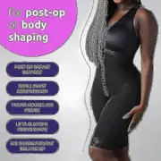 High Compression Liposuction Bbl Op Surgery Colombianas Para Mujer Faja Stage 2 Garment Post Surgical Tummy Control Shapewear -xx -NEW -2024 M Black