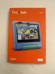 Amazon Fire 7 Kids Blue tablet ad-free, 16 GB 2022 release, 1 yr. Amazon Kids+