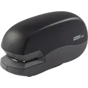 Rapid 20EX Front-Loading Electric Stapler, Half Strip, 20-Sheet Capacity, Black