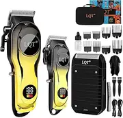 LQT Hair Trimmer Set Professional Hair Trimmer Electric Foil Shaver Razor for Men Hair Trimmer for Hairdressing Clipper and Trimmer Care Set Nose Body Hair Trimmer