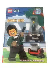 Lego City Rock On! Activity Book Includes Tread Octane Mini Figure