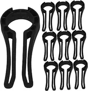 TOYANDONA 10pcs Gas Stove Knob Lock Baby Proofing Oven Child Safety Locks Guards Childproof Clips for Family Prevent Toddler Pets from Accidentally Turning On Gas Stove