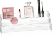 FOMIYES Acrylic Eyeshadow Palette Organizer Elegant Makeup Storage Display Stand for Nail Polish Perfume and Cosmetics Transparent Design Easy to Clean Versatile Use for Vanity Decor