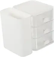 COHEALI Drawer File Organizer Office Desk Organizers Small Storage Containers Drawers for Documents Pen Pencil Paper Earphones