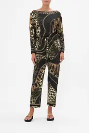 LOUNGE JERSEY JUMPSUIT LIONS MANE