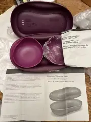 Tupperware Breakfast Maker w/egg inserts-purple