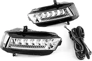 LED DRL Daytime Running Light Front Bumper Driving Fog Lamps Assembly Accessorie Compatible With VW Golf 7 MK7 2013 2014 2015