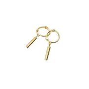 ANYCO Fashion Earrings Gold Bohemian Geometry Stick Tassel Stud Hip Hop Punk Party Jewelry Gift for Women
