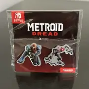 Metroid Dread Nintendo Switch Promotional Pin Set NEW!