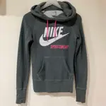 轉賣 NIKE 女 長袖帽T S號 連帽上衣 長袖上衣 大學T 耐吉 保暖 粉色 桃色 灰色 內刷毛 秋冬 現主時