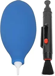 Professional Camera Cleaning Kit, Anti Static Cleaning Cloth, Manual Blower, Lens Cleaning Pen, 4 in 1 Kit, for DSLR Cameras (Blue)