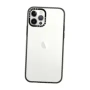 Compact iPhone 12 / iPhone 12 Pro Case [2X iPhone 12 / 12 Pro Clear Black
