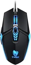 G510 Wired Gaming Mouse 6 Button 4 Color Backlight 800-3200 Adjustable Dpi Office Mouse for Laptop/Pc Black