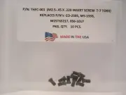 100 Pieces THFC-001 Insert Screw: CO-2505 .. MS-1939 .. 056-1017 .. MS-2205