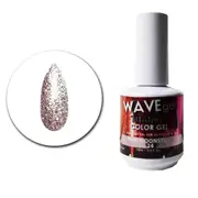WAVE - UV LED Gel Nails Polish Glitter Titanium 24 Pink Moonstone