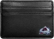 NHL Colorado Avalanche Leather Weekend Wallet, Black