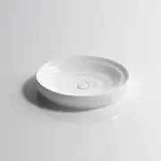 600*380*130mm Infinity Oval Gloss White/Matt White/Matt Black Ceramic Above Counter Basin