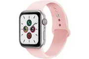 [WAT-NB-42PKG2] Compatible For Apple Watch Band 42/44/45/49MM Soft Silicone Sport Strap - Light Pink