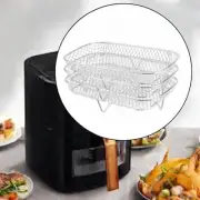 3 Pieces Air Fryer Racks Air Fryer Accessories Multipurpose Grill Basket