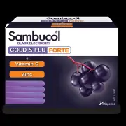 Sambucol Cold And Flu Forte | 24 Capsules