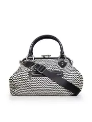 Zigzag Pattern Leather Bag