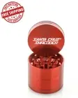 Santa Cruz Grinder 4 Piece 2.1" Tobacco Herb Spice Aluminum Medium Red