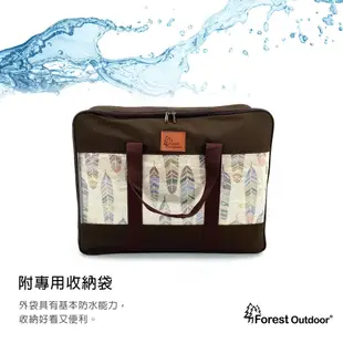 Forest Outdoor【雙面防水內帳地墊】 野餐墊 沙灘墊 300帳 露營墊 睡墊 防潮墊 睡墊 帳篷【愛上露營】