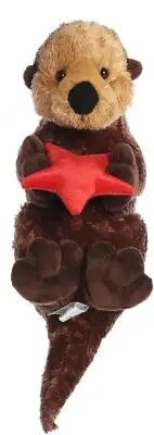 Aurora - Small Brown Flopsie - 12" Cali Otter - Adorable Stuffed Animal