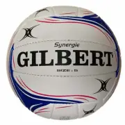 Gilbert Super Netball League Synergie Official Netball Replica Match Ball Size 5