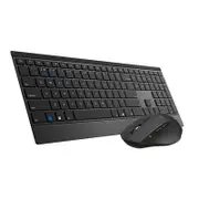 Rapoo 9500M Bluetooth & 2.4G Wireless Multi-mode Keyboard Mouse Combo Black 1300DPI