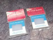(2) 35mm title slides packages vintage new in original package 6 per (12 total)