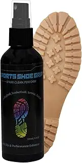 [Generic] Sticky Spray For Basketball Shoes | 100ml Basketball Shoe Cleaner Formulated For Grip - Anti Slip Performance Enhancer, Rejuvenates Soles, Rejuvenate & Elongate Sneaker Life