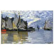Claude Monet Painting Sailboats