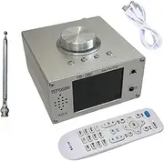 Aluminium FB-280 Full Band FM/AM Radio with Remote Control & Antenna Low-Noise Design for Home Audio System