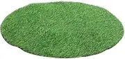 OFFSCH Artificial Fake Grass Mat for Dining Table Decor Rug for Home Decoration Round Lightweight Durable Table Mat for Kitchen and Outdoor Use