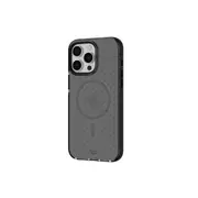 Tech21 EvoClear w/ MagSafe Phone Case For Apple iPhone 15 Pro Max Smokey/Black